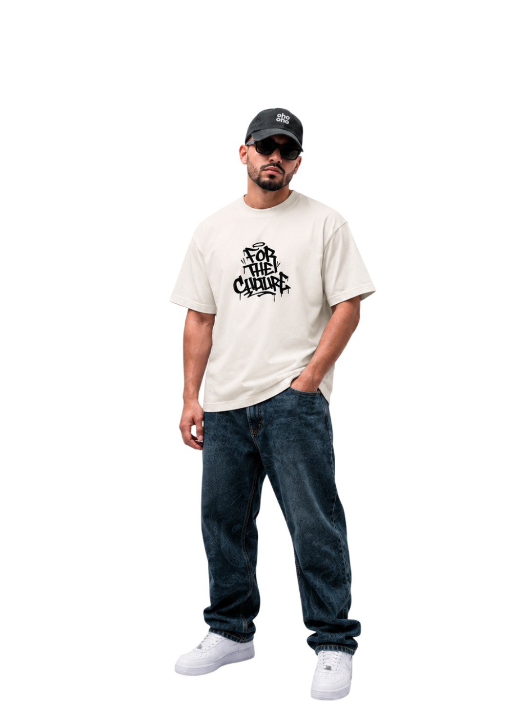 FOR THE CULTURE Oversized-Tee